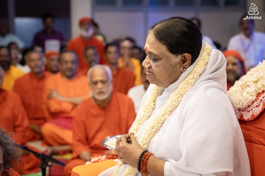 Amma in prayer