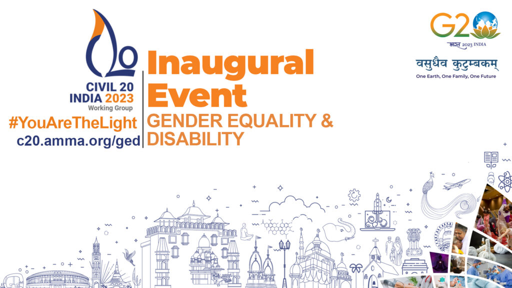 C20 gender equality and disability inauguration