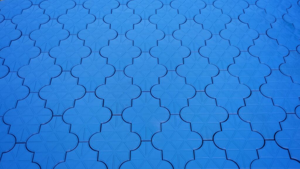 Blue tiles