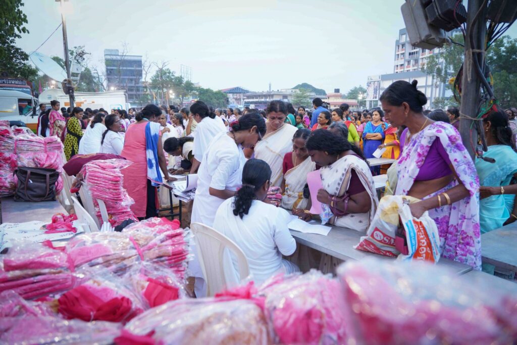 Thousands of women receive aid