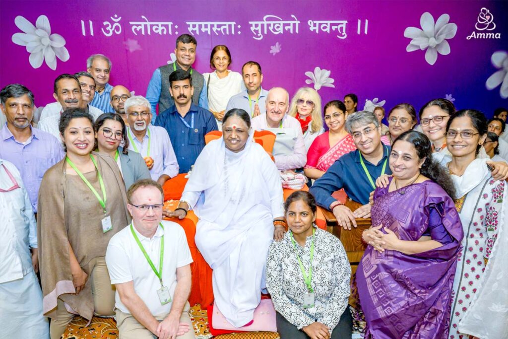 Group photo with Amma