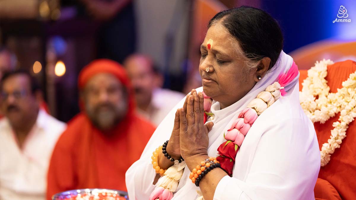 Amma in prayer