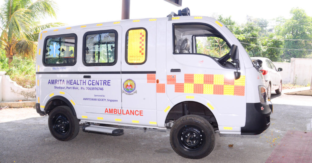 A new ambulance is ready to be used