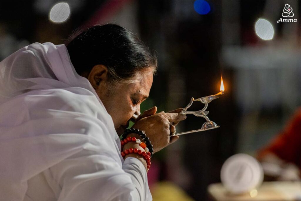 Amma in prayer