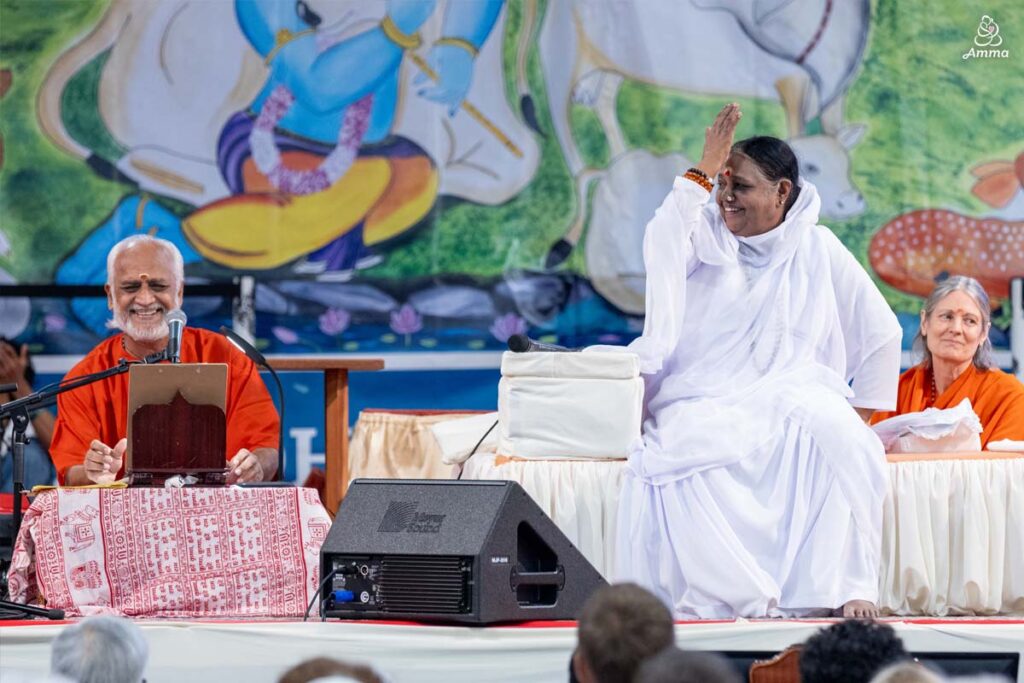 Amma and a Swami