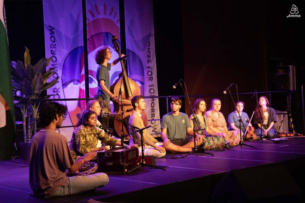 young musicians perform