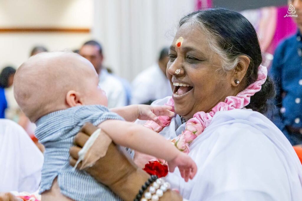 Amma with a baby