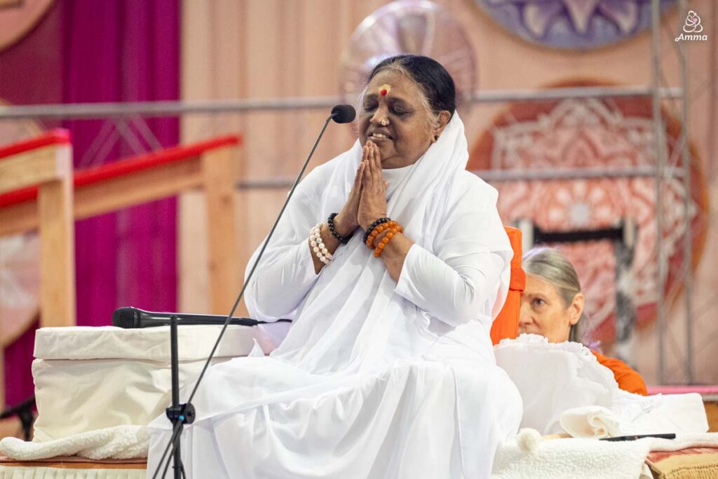 Amma in prayer