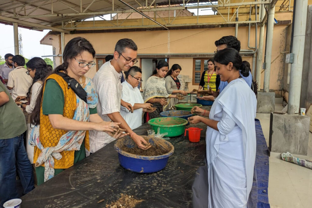 A workshop conducted at the university on April 5th had over 200 enthusiastic participants who made close to 10,200 seedballs in 7 hours.