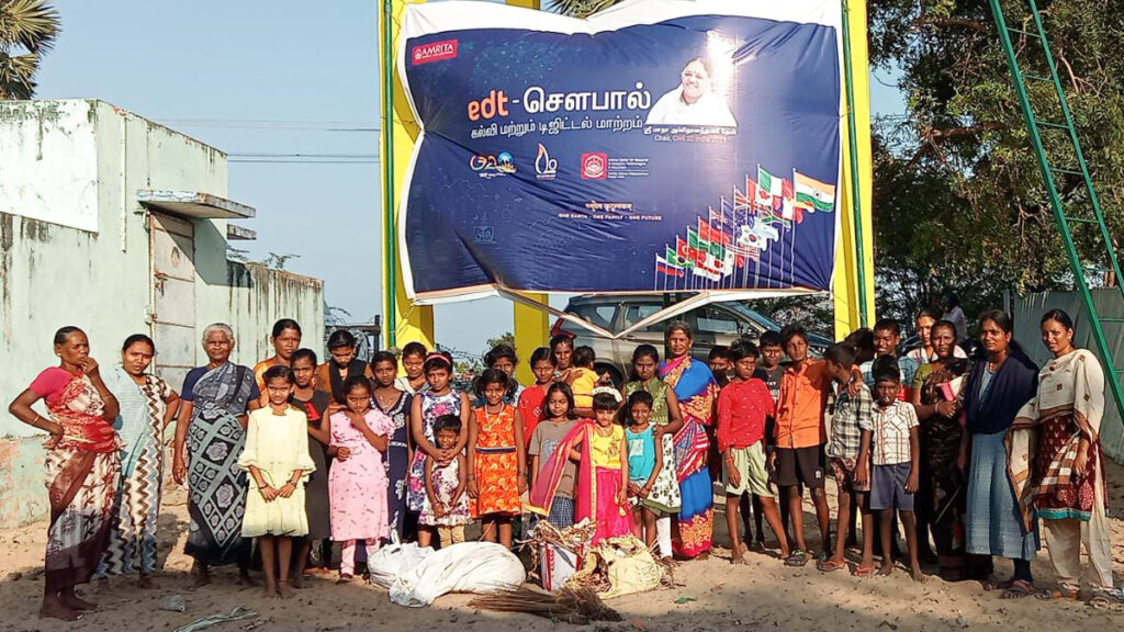 A group of villagers in Tamil Nadu