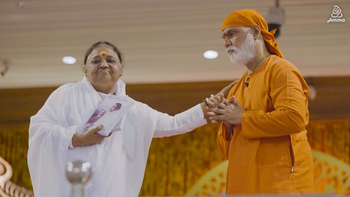 Amma and a Swami