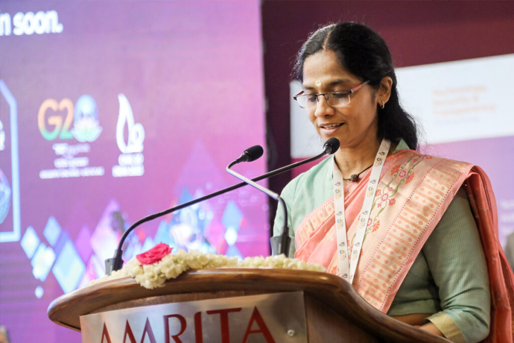 Amrita's Prof Krishnasree Achuthan is a National Coordinator of the Technology, Security & Transparency Working Group.