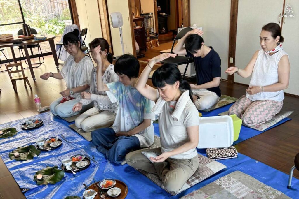 A gathering of people in Japan