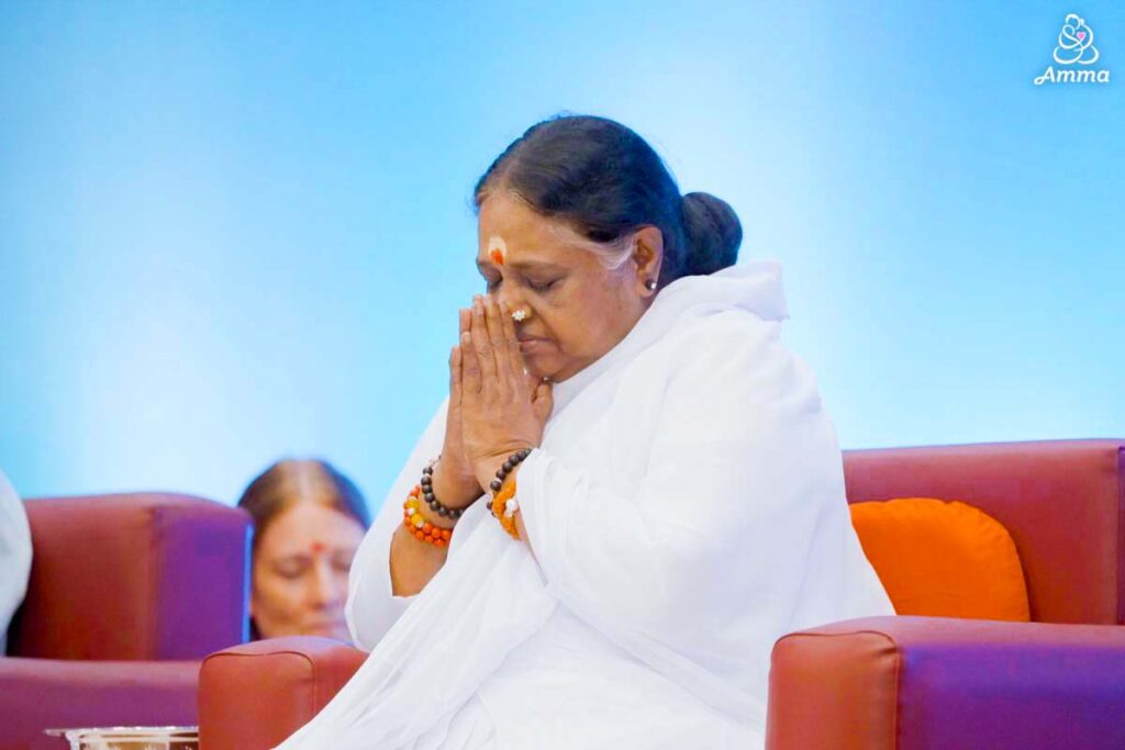 Amma in prayer